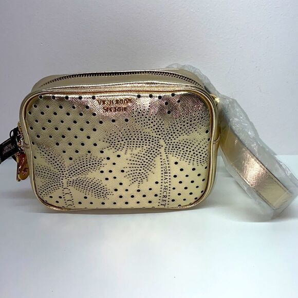 NWT Victorias Secret Gold Palm Tree 🌴 Belt Bag - Picture 7 of 14